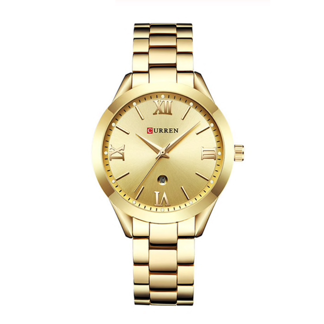 Reloj Fino Mujer Acero Fecha Analogico CURREN 9007 2