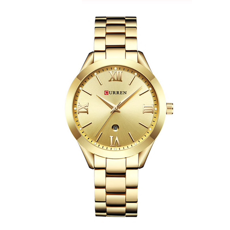 Reloj Fino Mujer Acero Fecha Analogico CURREN 9007 2