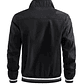 Chaqueta Hombre DS4211 Negro Cuello Alto Cremallera - Miniatura 2