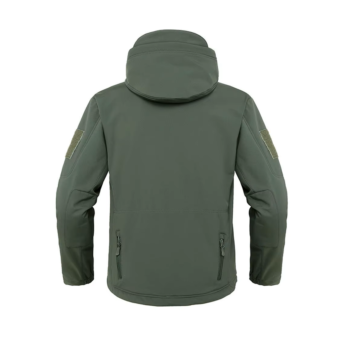 Chaqueta Tactica DT821 Negro Hombre Capucha Tipo Militar 3