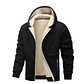 Chaqueta ZH121 Negro Hombre Gruesa Invierno - Miniatura 1