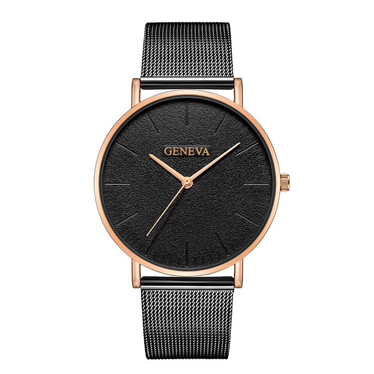 Reloj Ultrafino Unisex Acero Pulso Malla Analogico 224 6