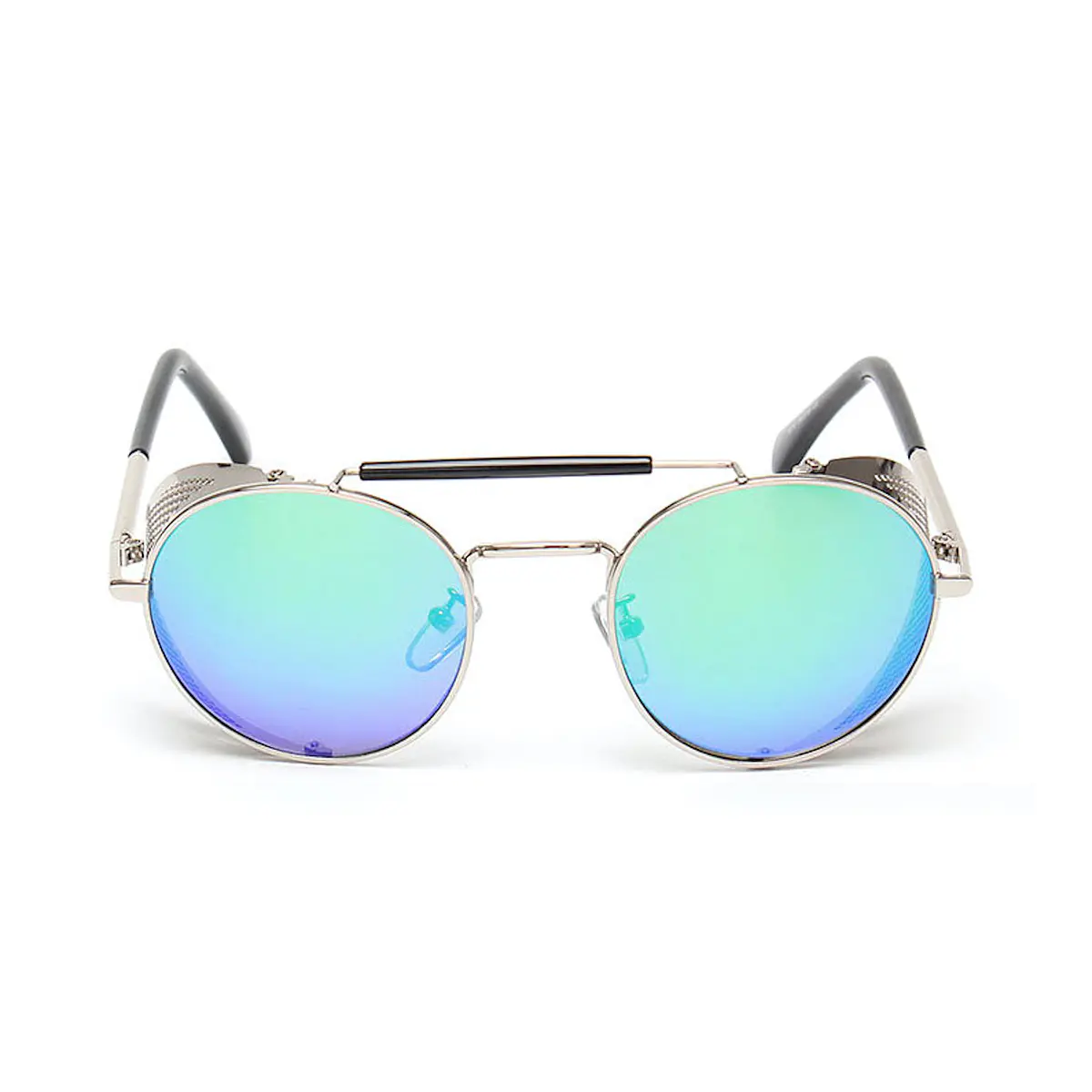 3507 Occhiali da sole aviatore quadrati a doppio ponte - UV400 stile