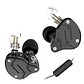 Audifonos KZ ZSN Tecnologia Hibrida HiFi Negro - Miniatura 2