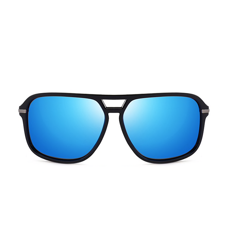 Gafas Sol Hombres Espejo Conduccion Retro 1152 Azul 2