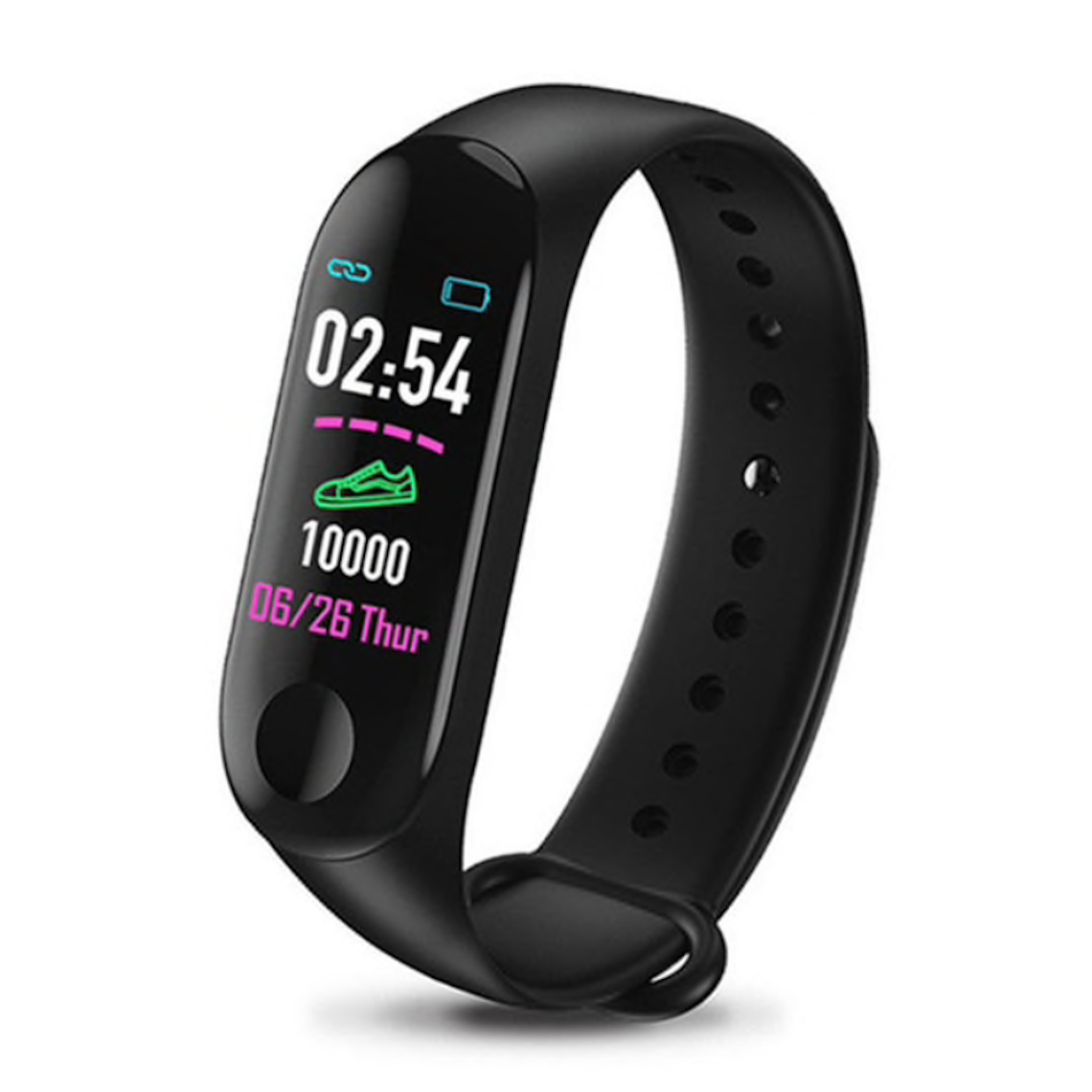 Smartband M3 Presion Sanguinea Ritmo Cardiaco Color Podometro 1