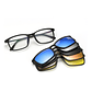 Gafas Sol Polarizadas 5 Lentes Intercambiables TR90 8803 - Miniatura 2