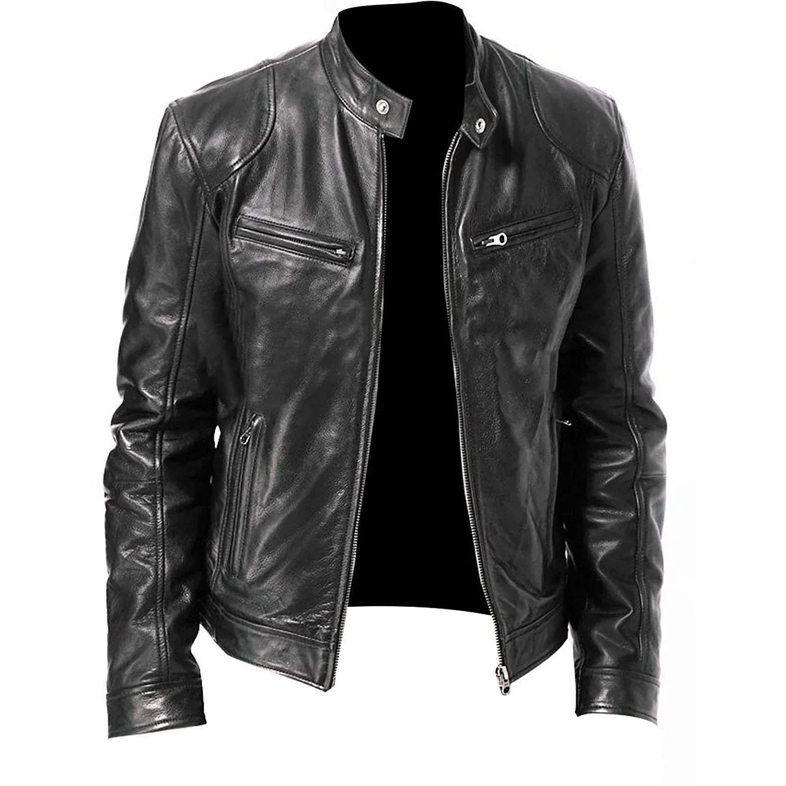Chaqueta Cuerotex Negro Urbenmood JH907 Hombre 1