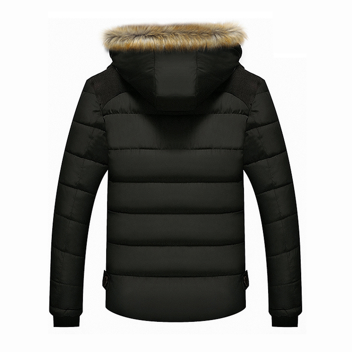 Chaqueta Invierno Gruesa Hombres Casual Capucha P214 2