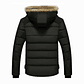 Chaqueta Invierno Gruesa Hombres Casual Capucha P214 - Miniatura 2