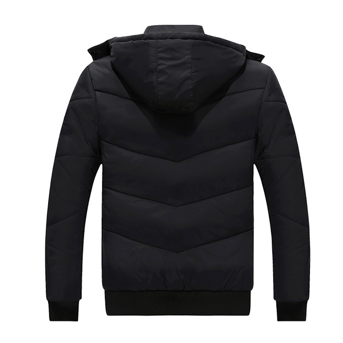 Chaqueta Hombre Invierno Abrigo Gruesa 888 Negro 3
