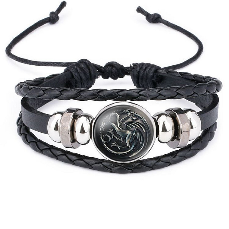 Pulsera Manilla Game of Thrones Cuero Ajustable 2
