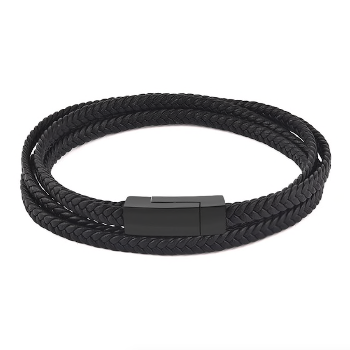 Manilla Pulsera Acero Inoxidable Trenzada 1