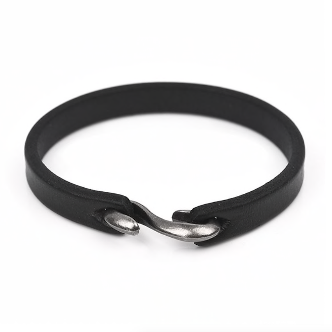 Manilla Pulsera Hombres Vintage Cuero Gancho 1