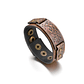 Brazalete Gotico Vintage Bronce Antiguo Cuero JB18039 - Miniatura 1
