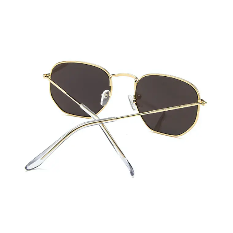 Gafas Sol Transparentes Vintage Hexagono 93548J 7