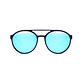 Gafas Lentes Sol Unisex Retro Punk Vintage UV400 97373 - Miniatura 4