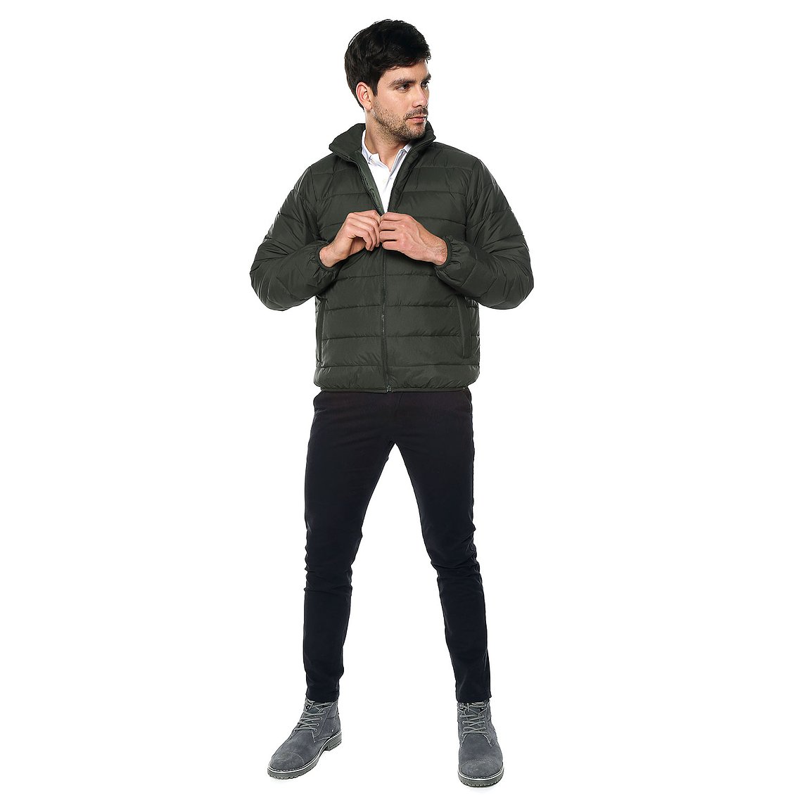 Chaqueta Rompevientos Hombre Acolchada UrbenMood 3