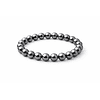 Manilla Pulsera Hombre Acerina Negra 8mm