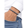 Manilla Pulsera Hombre Acerina Negra 8mm