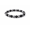 Manilla Pulsera Hombre Jaspe Gris Roca Volcanica 8mm