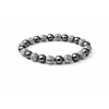 Manilla Pulsera Hombre Jaspe Gris Acerina 8mm