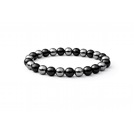 Manilla Pulsera Hombre Onix Acerina 8mm