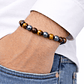 Manilla Pulsera Hombre Ojo Tigre Acerina 8mm - Miniatura 2