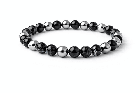Manilla Pulsera Hombre Sardonix Acerina 8mm