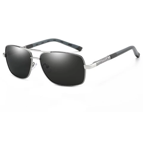 Gafas Lentes Sol Polarizados UV400 Conduccion 8724 Gris