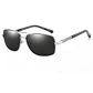 Gafas Lentes Sol Polarizados UV400 Conduccion 8724 Gris - Miniatura 1