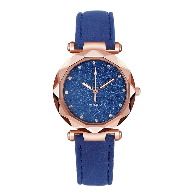 Reloj Mujer Casual Pulsera Cuero 0217