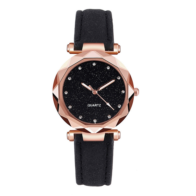 Reloj Mujer Casual Pulsera Cuero 0217 4