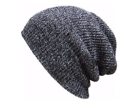 Gorro Beanie Punto Calido Acrilico Unisex 221 Gris Oscuro