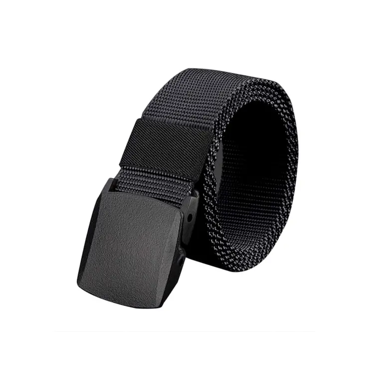 Cinturon Reata Hombre Militar Hebilla ABS 3276 Negro 1