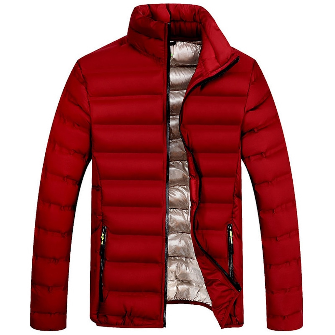 Chaqueta Cortavientos Ligera Hombre Ajustada Deportiva 925 Rojo 1