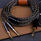 Cable Auriculares Audifonos OPENHEART 8 Nucleos Balanceado 3,5mm a 3,5mm – 1,4 metros - Miniatura 2