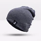 Gorro Unisex Elastico Invierno Gris - Miniatura 1