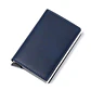 Billetera Ecocuero Aluminio Hombre Bloqueo RFID Azul - Miniatura 1
