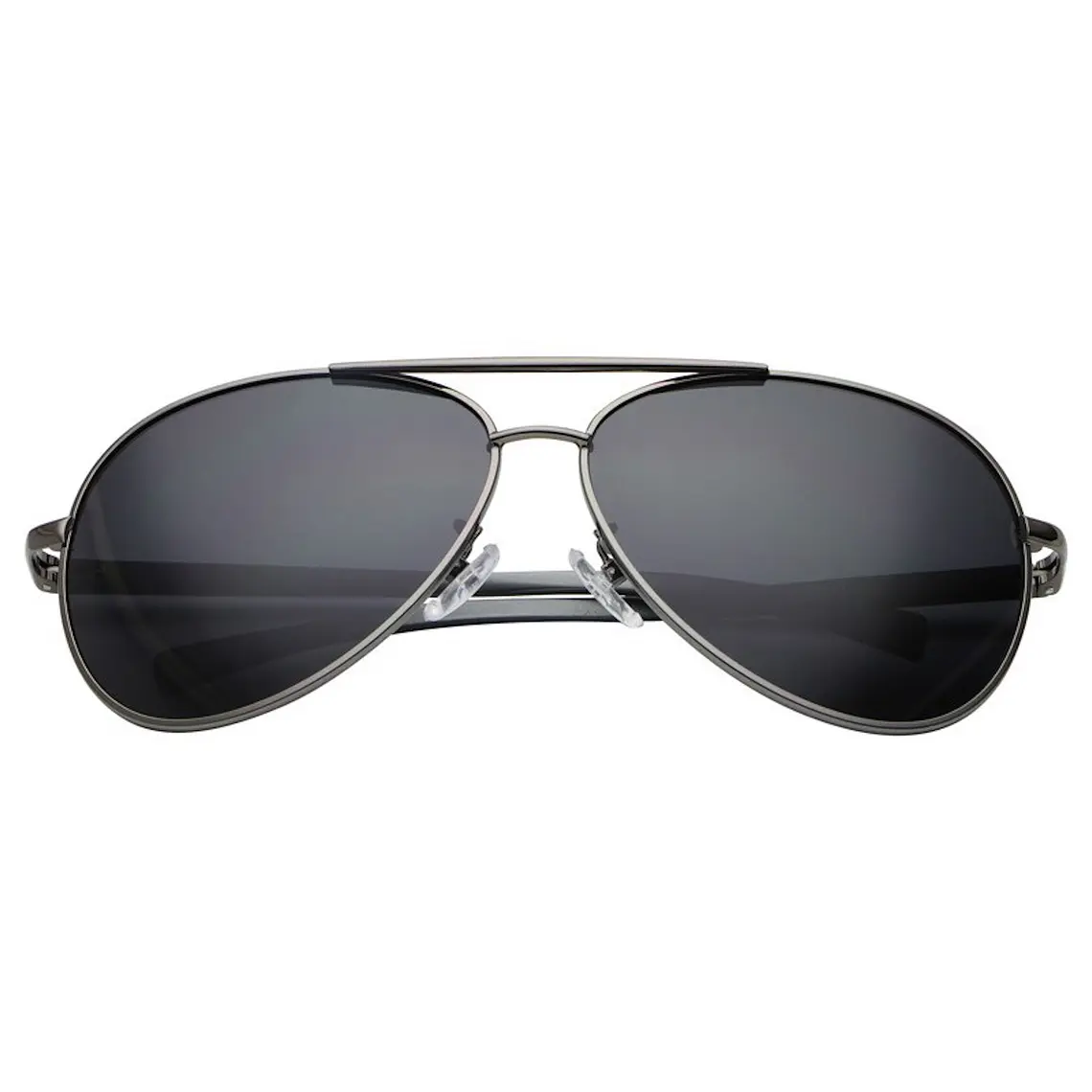Gafas Lentes Sol Polarizadas Tipo Aviador Hombre 2150 Negro Gris 1
