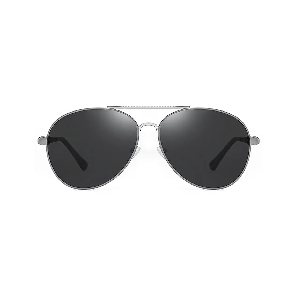 Gafas Lentes Sol UV400 Polarizadas Tipo Piloto 2032 Plateado 2