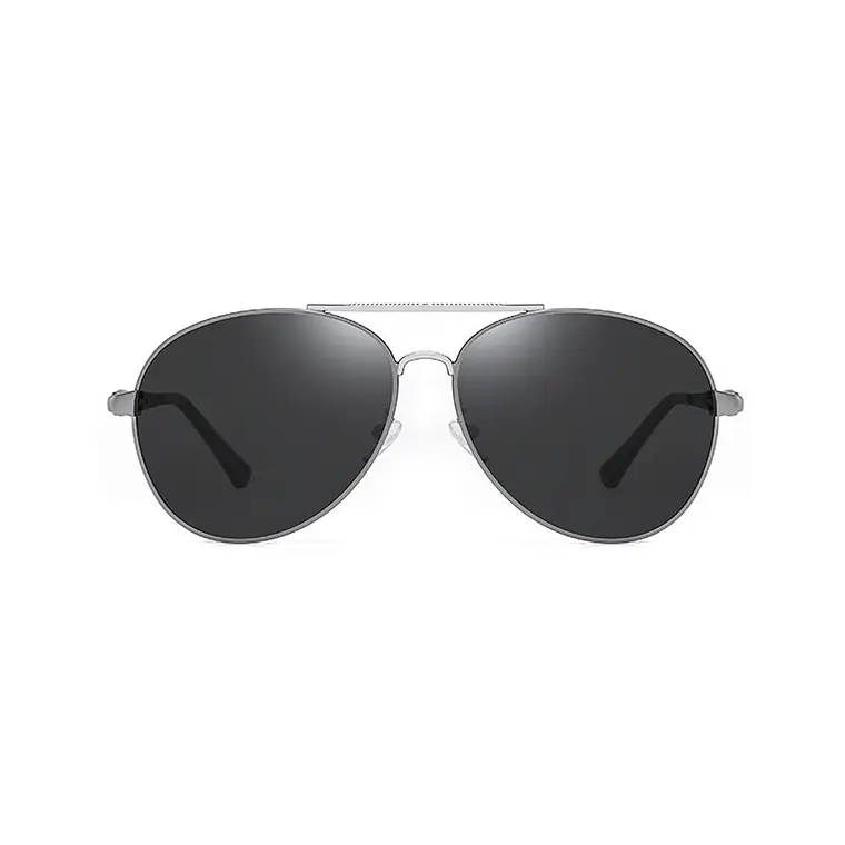 Gafas Lentes Sol UV400 Polarizadas Tipo Piloto 2032 Plateado 2