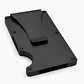 Billetera Tarjetero Hombre Aluminio Bloqueo RFID 0221 Negro - Miniatura 2