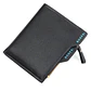 Billetera Monedero Hombre Cuero PU Negro - Miniatura 1