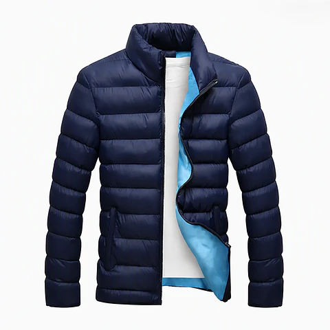 Chaqueta Casual Hombre Acolchada EDA104 Azul