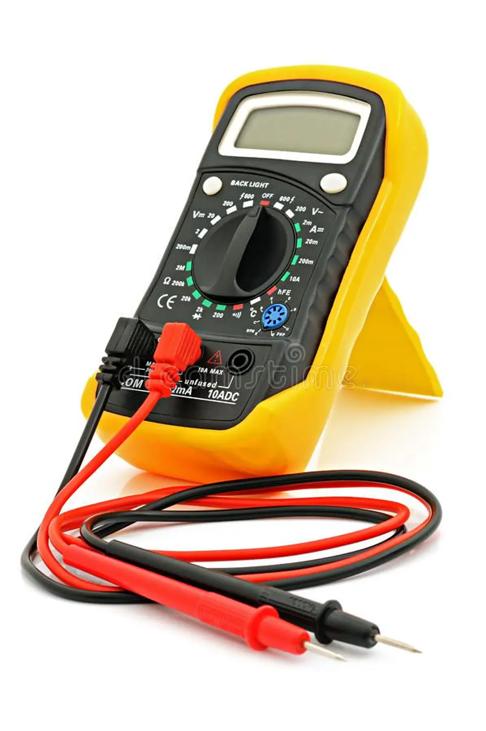 Multimetro Tester Digital Con Luz Pantalla Backlight Hold 2