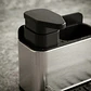 Dispensador Jabon Lavalozas Organizador Lavaplatos Acero - Miniatura 2