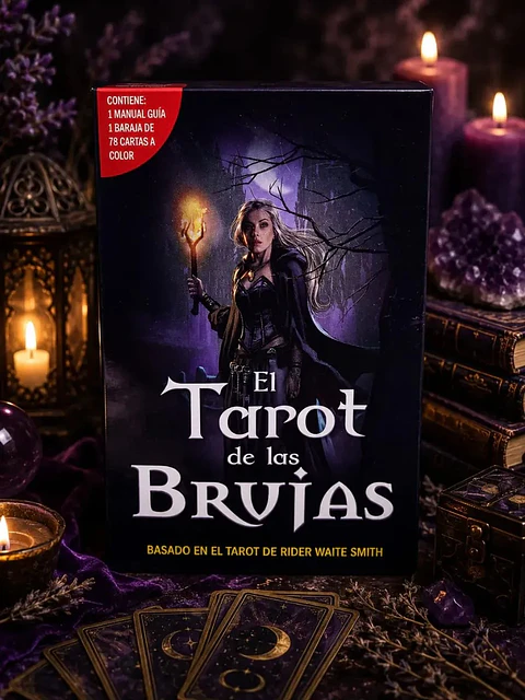 El Tarot De Las Brujas 78 Cartas En Español Con Manual