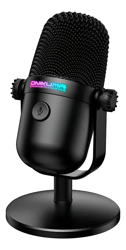 Micrófono Gamer Onikuma M-830 Negro