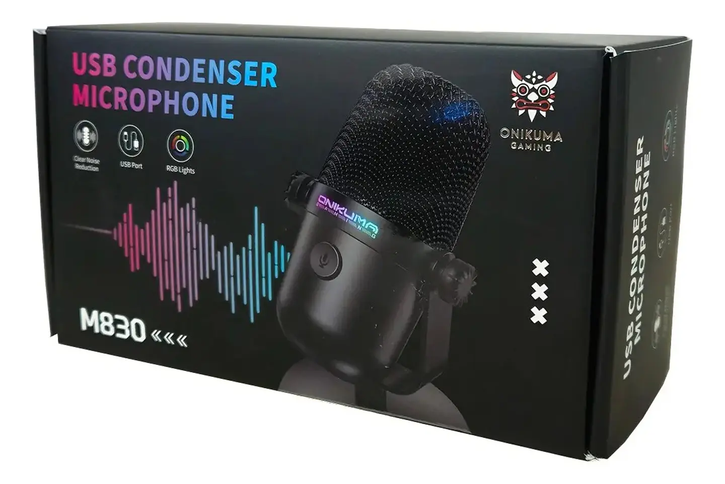 Micrófono Gamer Onikuma M-830 Negro 2